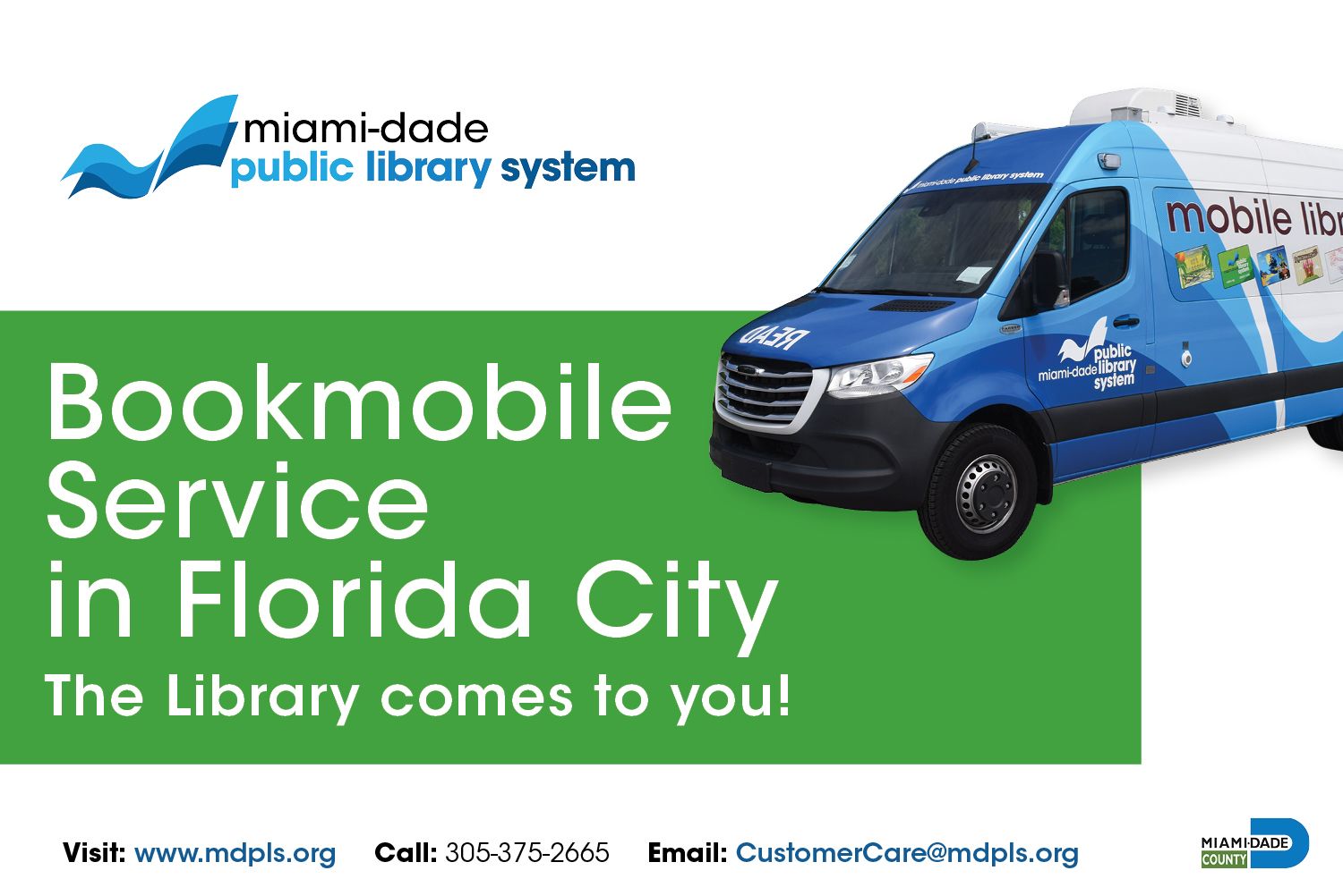 Miami-Dade Public Library Bookmobile Comes to Florida City