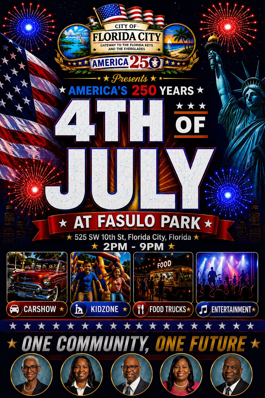 America's 250 Years — 4th of July at Fasulo Park